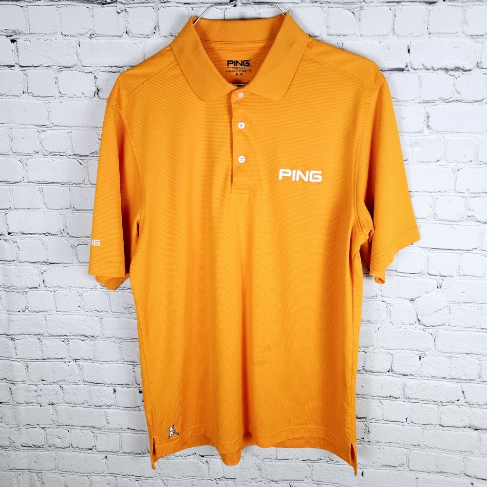 PING | waffle knit golf polo shirt